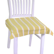 Coussin pop rayé citron vert carré cm40x40h4