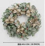 Couronne dorée avec balai de boucher cmø26/40