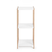 Etagère de cuisine Brooklyn salle de bain en bambou blanc
