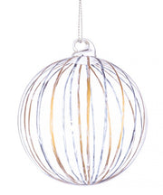 Sphère Vt Stripe Trasp Oro 12x