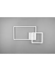 Lampada Da Soffitto Squadrata Orientabile Led Dimmer Padella Bianco Trio Lighting