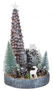 2x Bougie 1P Fay To Bacca Argent