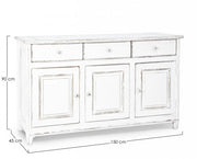 Buffet rustique Colette 3 portes 3 tiroirs