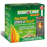 Diavolina Pellet Ramoneur Poêles Chaudières Détruit Suie Conduit 1.5Kg