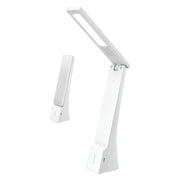  Lampe De Table Led Rechargeable 4 Watt - Couleur Blanc/Argent Vtac