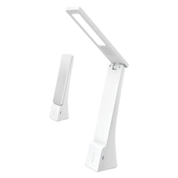  Lampe De Table Led Rechargeable 4 Watt - Couleur Blanc/Argent Vtac