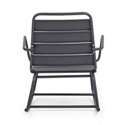 Rocking chair anthracite bizzotto lillian