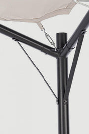 Gazebo dôme pour le jardin gris anthracite 3,5x3,5xh 260 cm