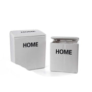 Bortabiancheria Starring Pouf White Pouf Contrasseur