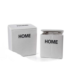 Bortabiancheria Starring Pouf White Pouf Contrasseur