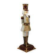 Soldat en résine dorée cm10x10h31,5