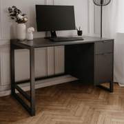 Bureau Sumatra30A anthracite avec porte et tiroir