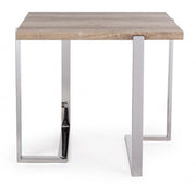 Table basse bois style Atmosphère 60x60 cm