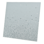 Sous-verre en verre miroir 10x10 cm