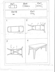Banc Bristol en fer blanc