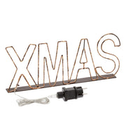 LED Écriture de Noël Copper microled 38 cm Blanc chaud