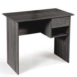 Bureau avec tiroir gris chambre CM 90 x 50 x 75 h cm