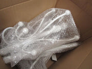 Boîte en tissu 1-2 rangement carré marron pliant cm36x36h20