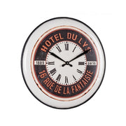 Horloge murale en fer Dulys