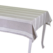 Nappe rectangulaire beige romantique Venise cm140x240