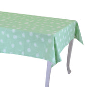 Nappe rectangulaire tissu vie vert d'eau cm140x180