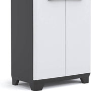 Armoire basse linéaire réglable 68 x 39 x 90h KIS couleur gris