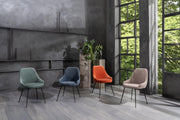 Chaise en microfibre 48.5cm x 49.5cm H. 80cm