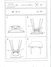 Table moderne avec plateau en fer marron cm 80 x 160 xh 76
