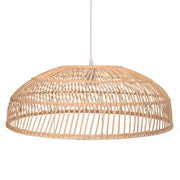 Lustre en rotin naturel avec fixation ø60,5h21,5 cm