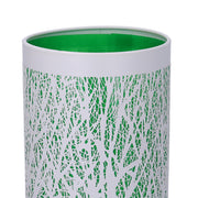 Lampe aromatique en métal touche verte cmø10h26