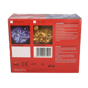 Fil lumière 500 LED blanc chaud lumière fixe cm1000 al. usage externe fixe