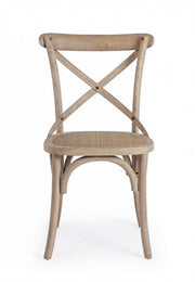 Chaise Cross Gris Naturel