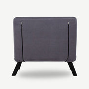 Fauteuil pliant sableux en tissu gris 60 x78xh.78 cm