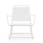 Rocking chair blanc bizzotto lillian