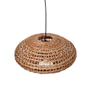 Lustre en rotin naturel avec attache ø60h29,5 cm