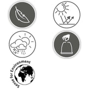 Jardinières suspendues couleurs assorties pour l'extérieur