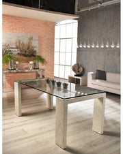 Table fixe 200 x 90 - Transparente - Millerighe