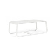 Table basse d'extérieur en aluminium Blanc MERRIGAN 105x62x h38 cm