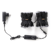 Chaîne LED scintillante RGB + blanc 48 mètres 600 LED