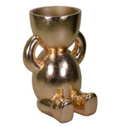 Porte-vase enfant en résine or cm49,5x48h69