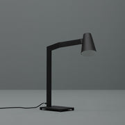 Lampe de table avec abat-jour en métal noir 42x15x60,5h cm