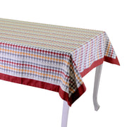 Nappe London bordure cm5 rectangulaire bordeaux cm140x180