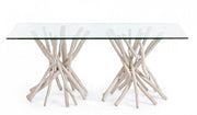 SAHEL RECT TABLE A-VERRE