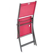 Chaise de jardin pliante Modula Rouge