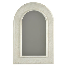 Miroir en bois crème de Nuremberg cm40x2h60