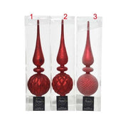 Virole rouge 8X31Cm décorée au choix