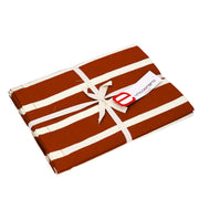 Nappe pop rayures bordeaux cm140x240