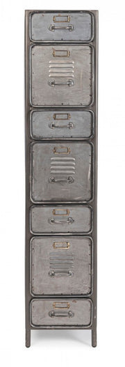 Commode de rangement 7 tiroirs de style industriel