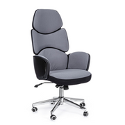 Fauteuil de bureau rembourré gris-noir Armstrong