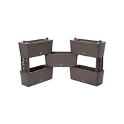 Brick Kit Kit de jardinières modulaires 5 pièces - Bama Dove Color